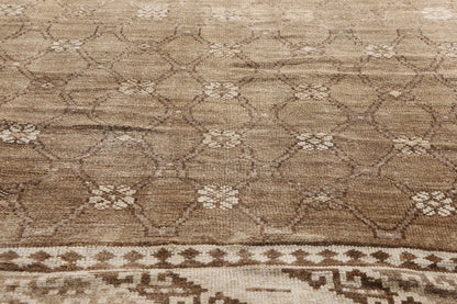 5 x 11 Brown Vintage Turkish Kars Rug  53723