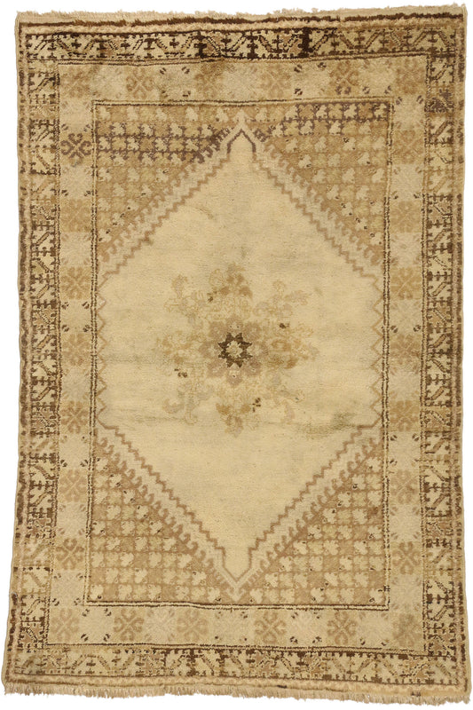 4 x 6 Vintage Rabat Moroccan Rug 71548