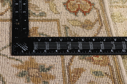 2 x 10 Earth-Tone Vintage Indian Oushak Rug 79299