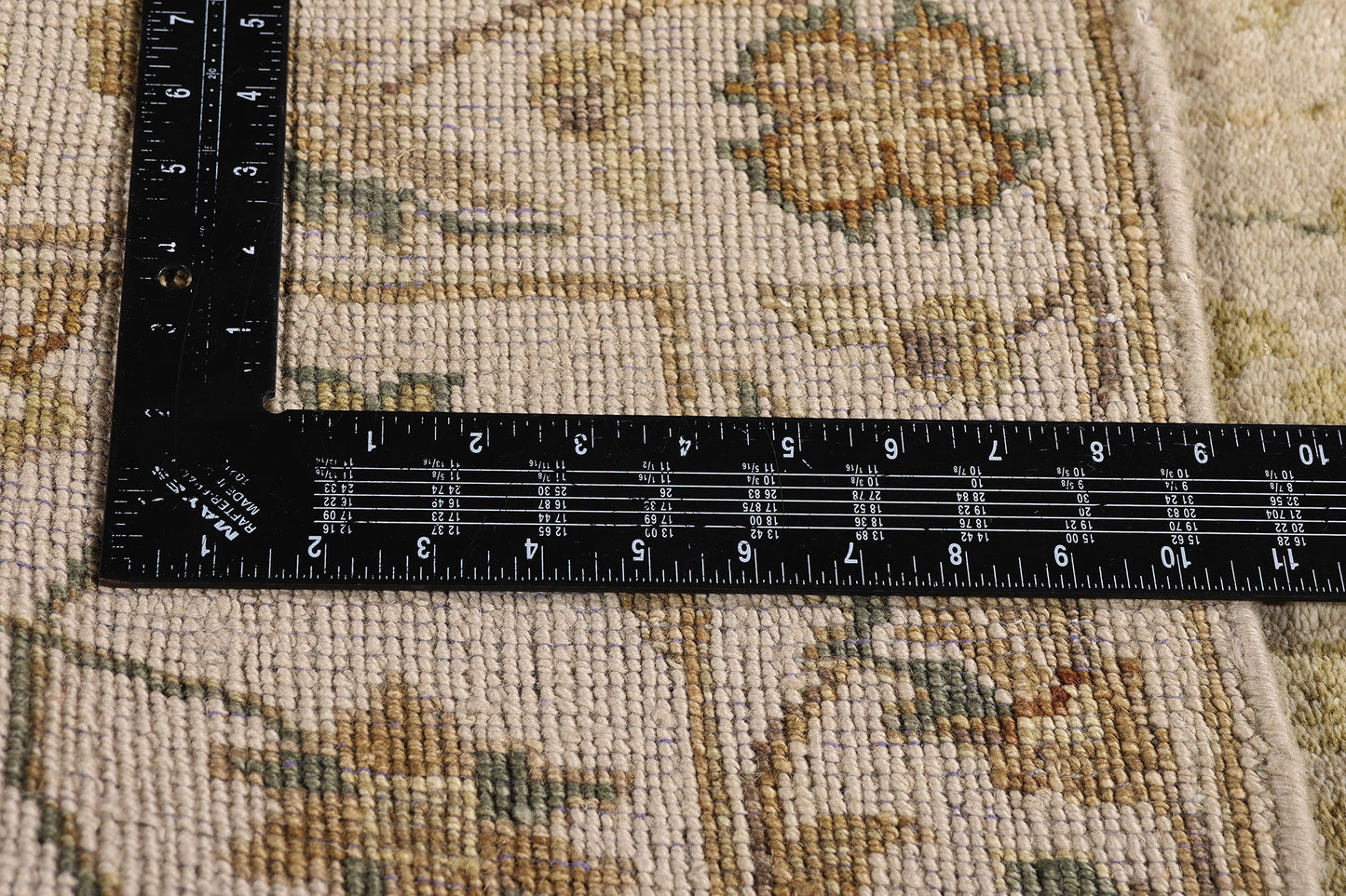 2 x 10 Earth-Tone Vintage Indian Oushak Rug 79300