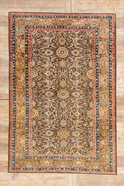 6 x 8 Vintage Earth-Tone Malayer Rug 79245