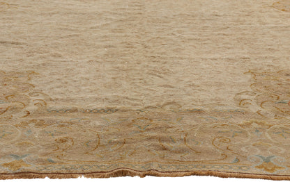 7 x 10 Vintage Turkish Oushak Rug 77707