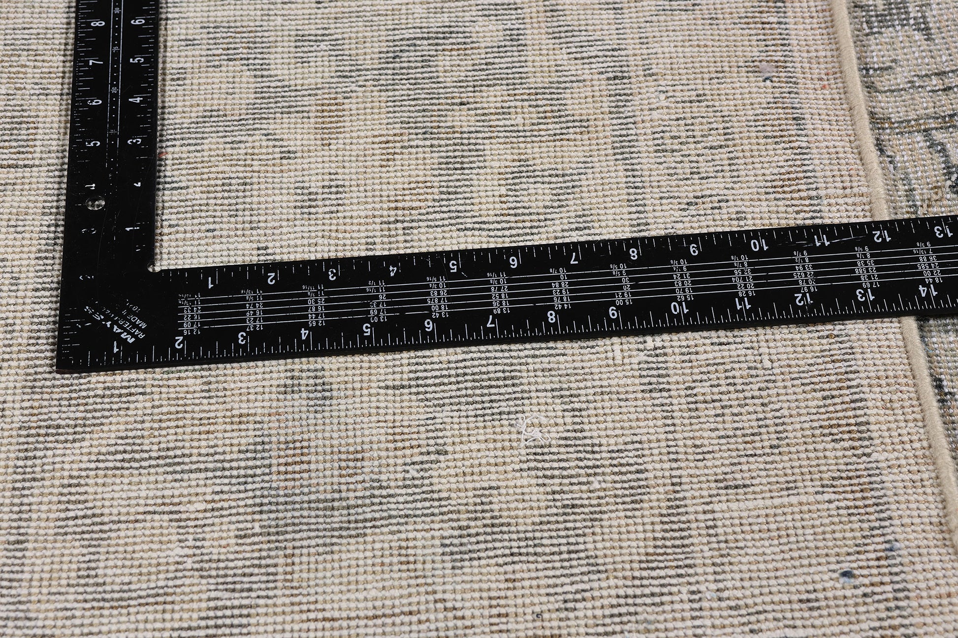 10 x 13 Taupe Vintage Persian Mahal Rug 61402