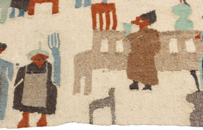 3 x 5 Vintage Egyptian Kilim Tapestry Rug 79102