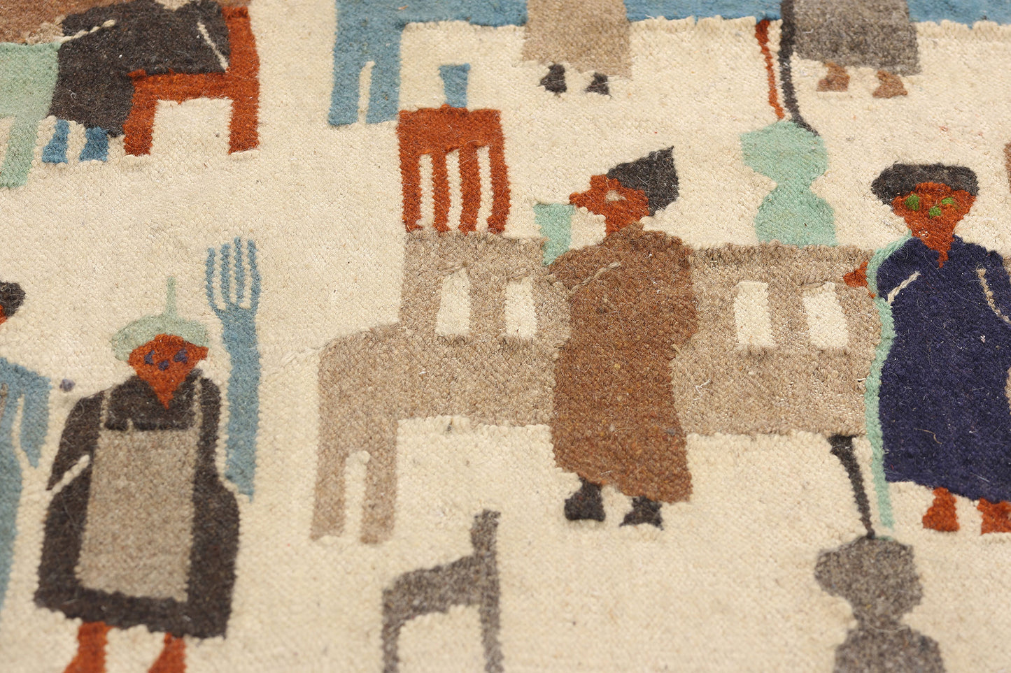 3 x 5 Vintage Egyptian Kilim Tapestry Rug 79102