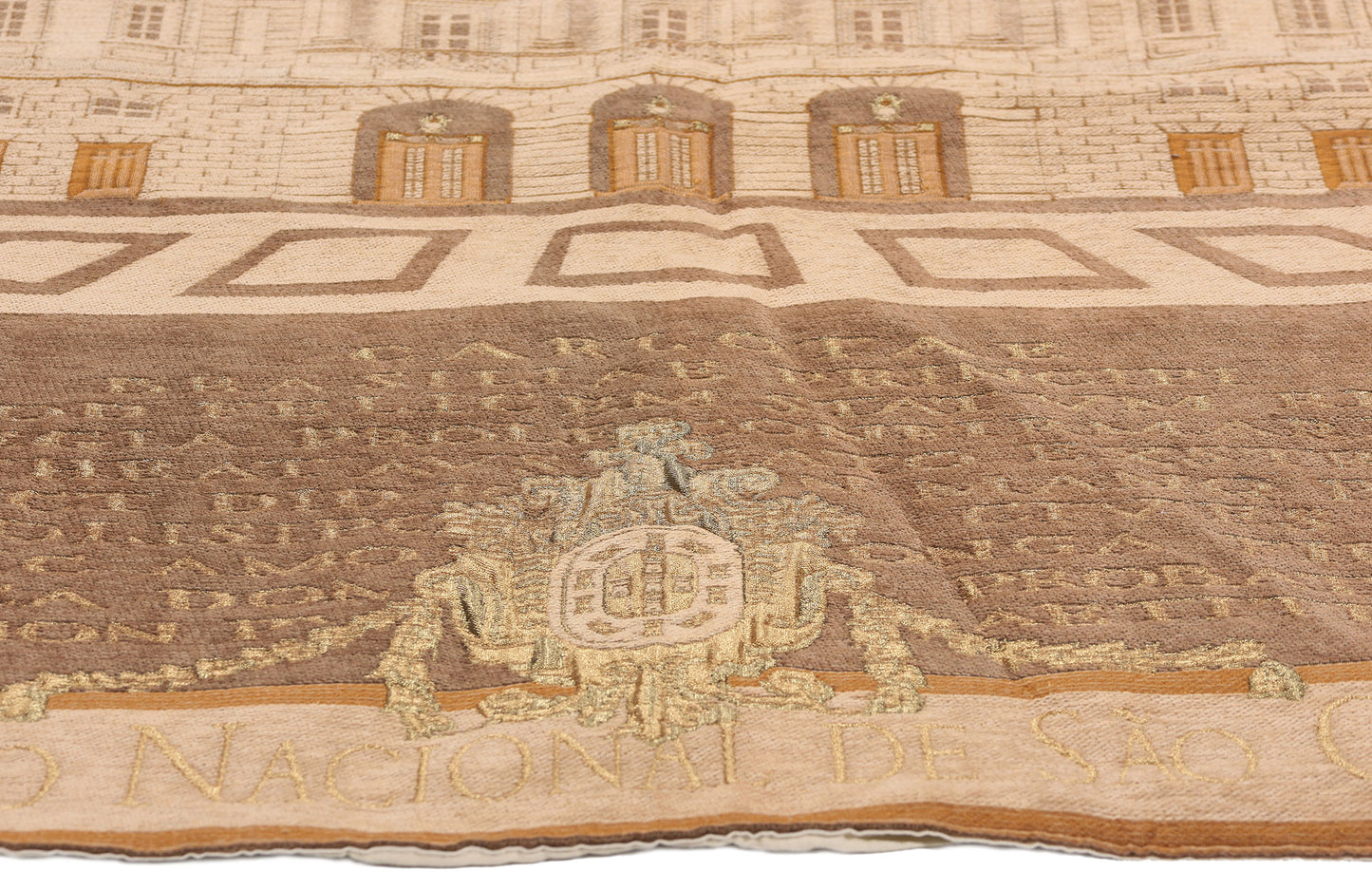 5 x 5 Vintage Teatro Nacional de Sao Carlos Tapestry 79075