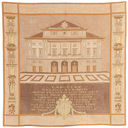 5 x 5 Vintage Teatro Nacional de Sao Carlos Tapestry 79075