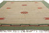 8 x 11 - Beige Vintage Finnish Rollakan Rug - 79356