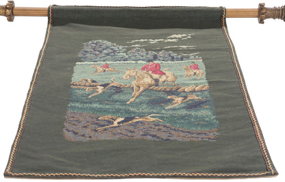 2 x 4 Vintage French La Chasse a Courre Tapestry 79073