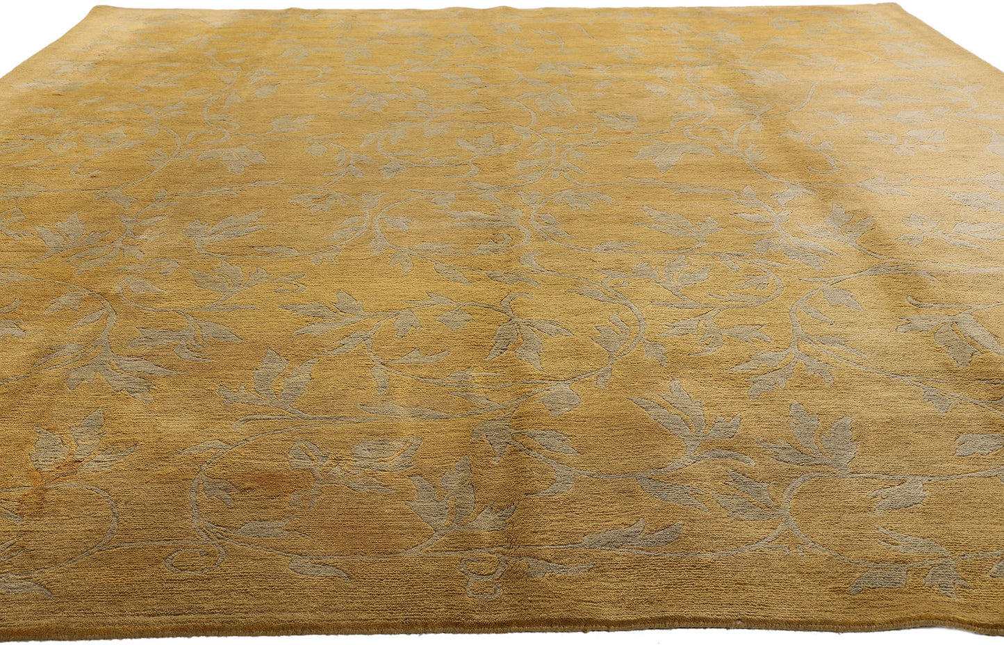 9 x 12 - Gold Vintage Tibetan Rug - 76872