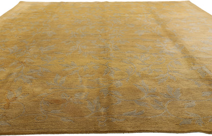 9 x 12 - Gold Vintage Tibetan Rug - 76872