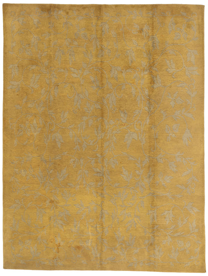 9 x 12 - Gold Vintage Tibetan Rug - 76872