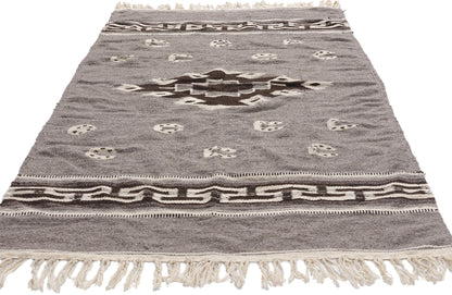 4 x 7 Vintage Mexican Zapotec Rug 79193