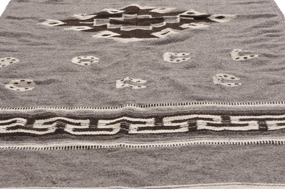 4 x 7 Vintage Mexican Zapotec Rug 79193