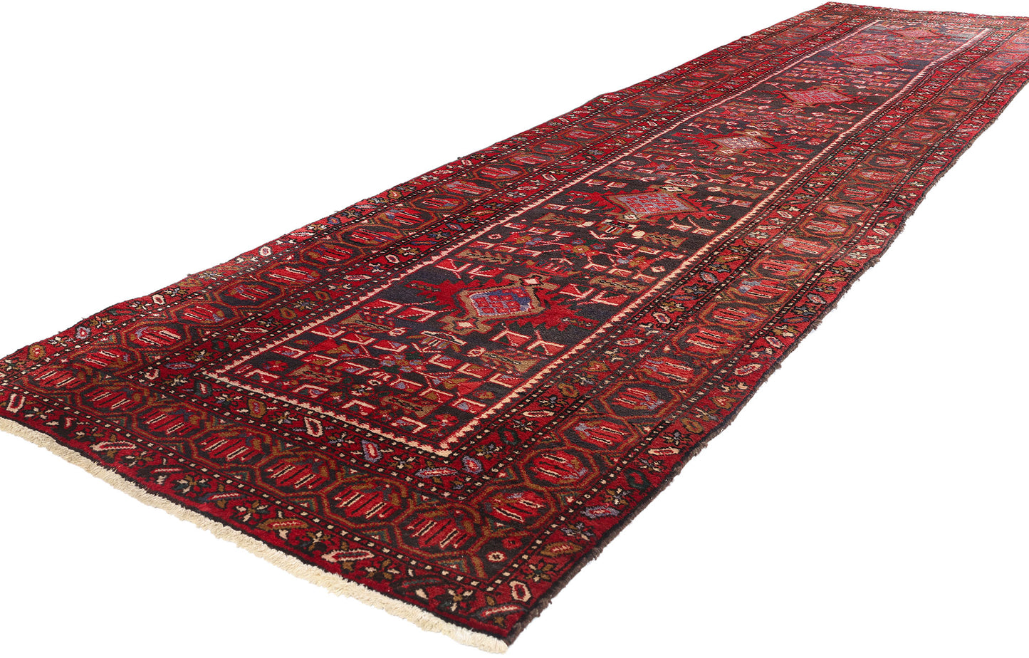 3 x 14 Vintage Persian Heriz Rug 78917