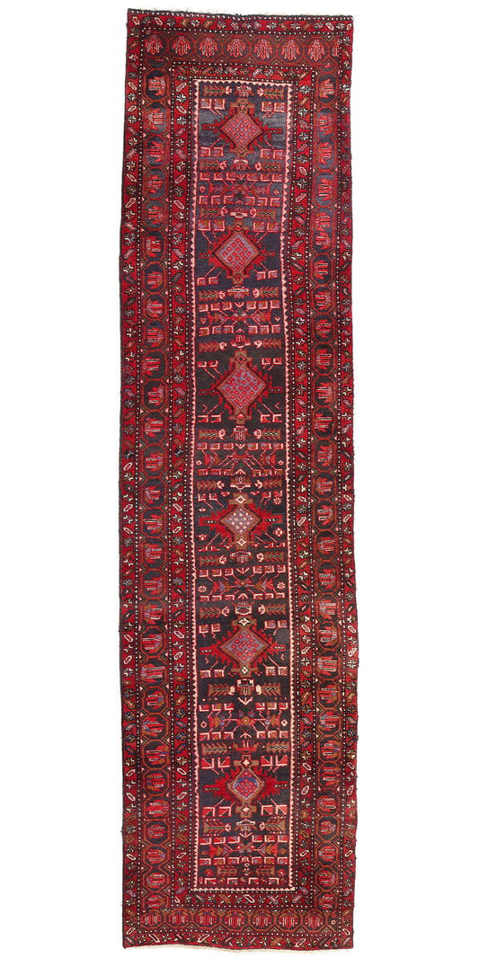 3 x 14 Vintage Persian Heriz Rug 78917