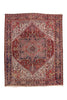 8 x 10 Vintage Persian Heriz Rug 76907