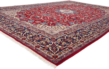 11 x 15 Vintage Persian Isfahan Rug 78981