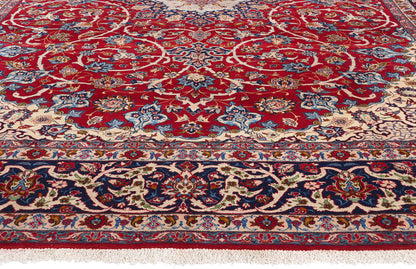 11 x 15 Vintage Persian Isfahan Rug 78981