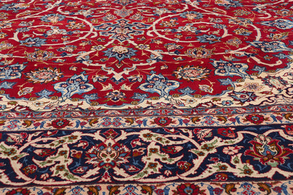 11 x 15 Vintage Persian Isfahan Rug 78981