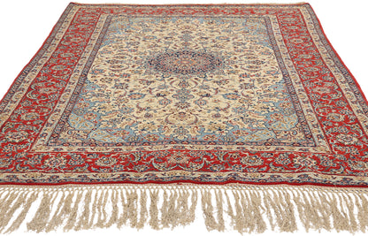 5 x 8 Vintage Persian Isfahan Rug 78918