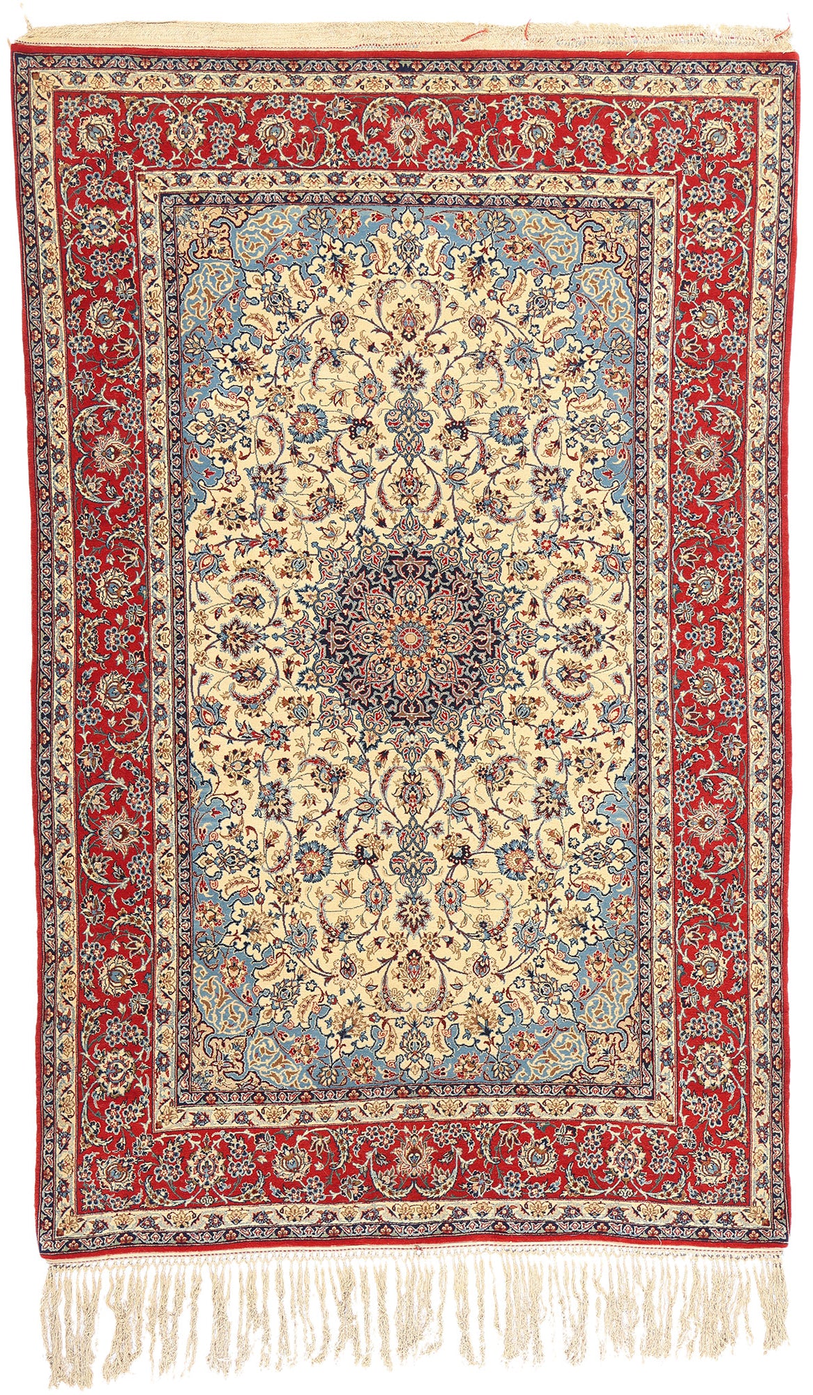 5 x 8 Vintage Persian Isfahan Rug 78918