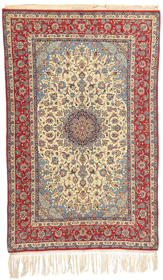 5 x 8 Vintage Persian Isfahan Rug 78918