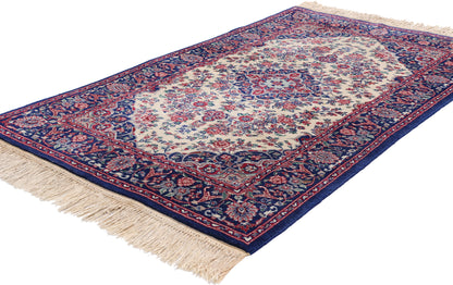 3 x 5 Vintage Ivory Chinese Tabriz Rug 79250