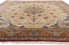 10 x 14 Ivory Vintage Persian Kashan Rug 79310