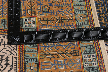 4 x 7 Vintage Ivory Persian Nain Rug 79190