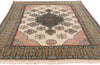 4 x 7 Vintage Ivory Persian Nain Rug 79190