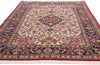 4 x 7 Ivory Vintage Persian Qum Rug 79311