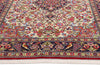 4 x 7 Ivory Vintage Persian Qum Rug 79311