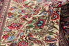 5 x 7 Ivory Vintage Persian Qum Rug 79312