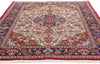5 x 7 Ivory Vintage Persian Qum Rug 79312
