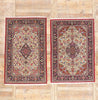 5 x 7 Ivory Vintage Persian Qum Rug 79312