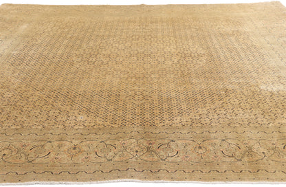 8 x 10 Vintage Persian Mahi Tabriz Rug 61379