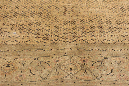 8 x 10 Vintage Persian Mahi Tabriz Rug 61379