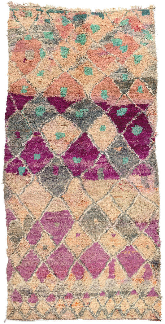 6 x 13 - Purple Vintage Moroccan Rug - 20522