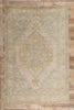7 x 10 Vintage Muted Turkish Oushak Rug 53997