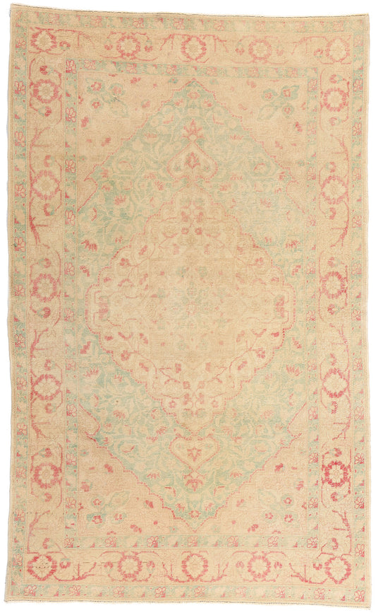4 x 7 Vintage Muted Turkish Sivas Rug 53471