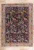 9 x 13 Navy Blue Vintage Persian Najafabad Rug 61433