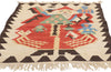 3 x 4 Vintage Turkish Noel Baba Kilim Rug 78973