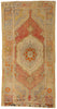3 x 6 - Red Vintage Turkish Oushak Rug - 51084
