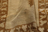 3 x 9 Earth-Tone Vintage Turkish Oushak Rug 50023