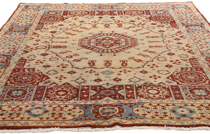 5 x 7 Vintage Turkish Oushak Rug 79260