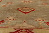 8 x 9 Earth-Tone Vintage Turkish Oushak Rug 79309