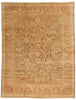 9 x 12 - Brown Vintage Turkish Oushak Rug - 74064