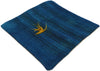 1 x 1 - Blue Vintage Turkish Pillow Rug - 53639
