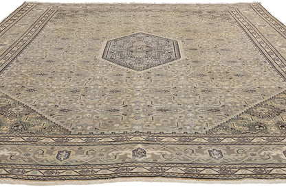 8 x 11 Vintage Persian Ardabil Rug 61377